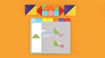 Tangram magnetyczny - gra edukacyjna Poznaję kształty / mierEdu