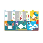 Tangram magnetyczny - gra edukacyjna Poznaję kształty / mierEdu