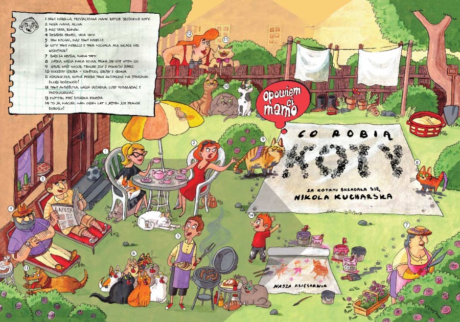 Opowiem ci, mamo, co robią koty / Wydawnictwo Nasza Księgarnia