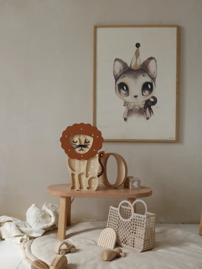 Lampa Little Lights Lew - Serengeti Wood / Little Lights