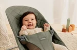 BABYBJORN - leżaczek BLISS WOVEN - Ciemnozielony