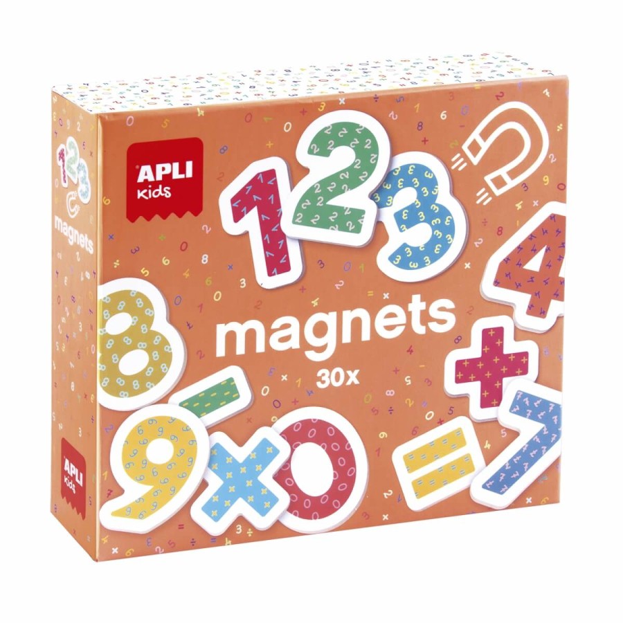 Magnesy drewniane - Cyfry /  Apli Kids