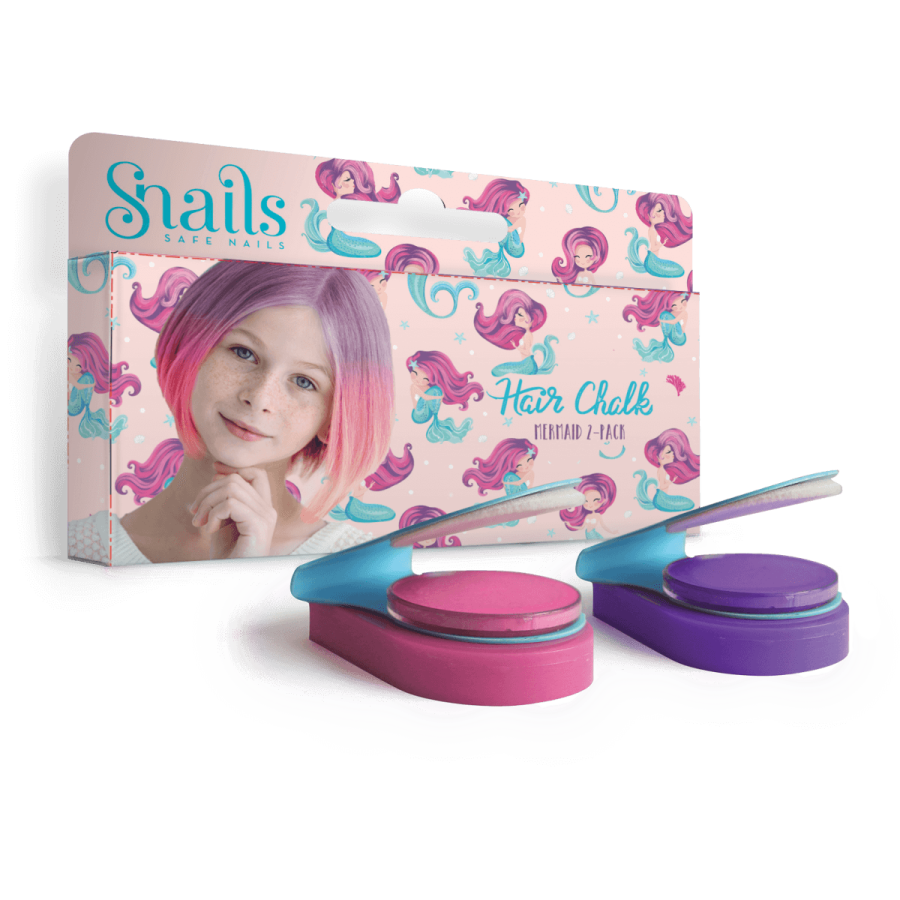 Zmywalne kredy do włosów Hair Chalk - Mermaid / Snails