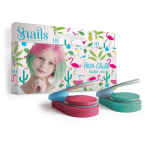 Zmywalne kredy do włosów Hair Chalk - Flamingo / Snails