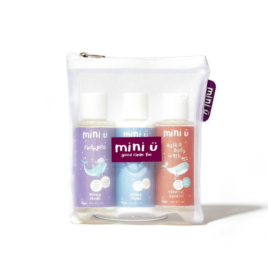 Podróżny zestaw kosmetyków dla dzieci z kosmetyczką Travel Set / MiniU