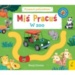 Miś Pracuś. Przesuń paluszkiem. W zoo / Wydawnictwo Wilga