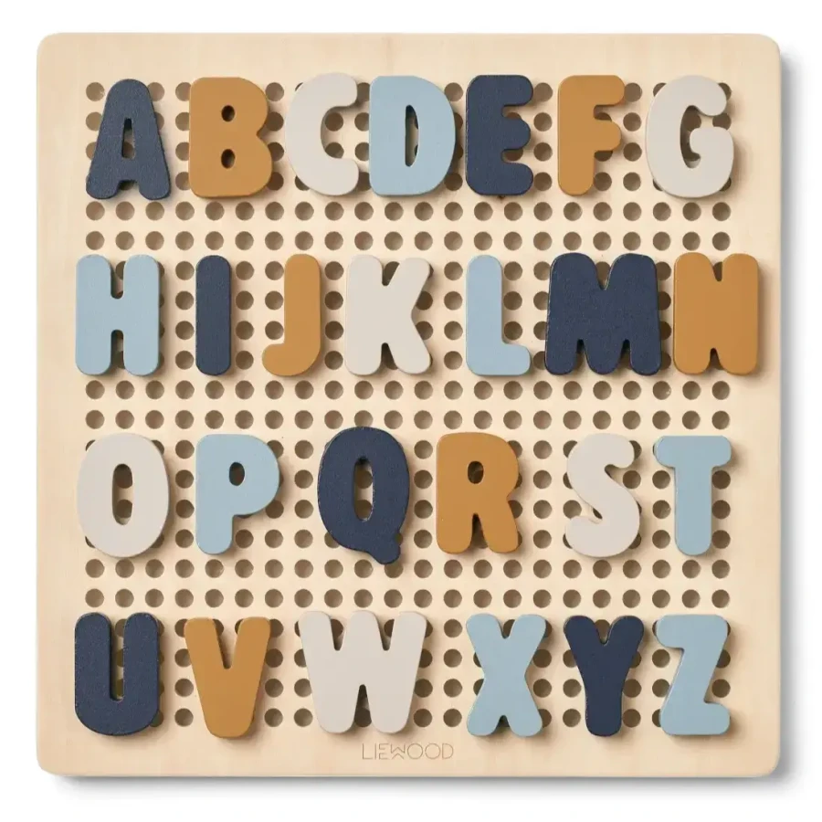 Ainsley puzzle alfabet - Sea blue multi mix / Liewood