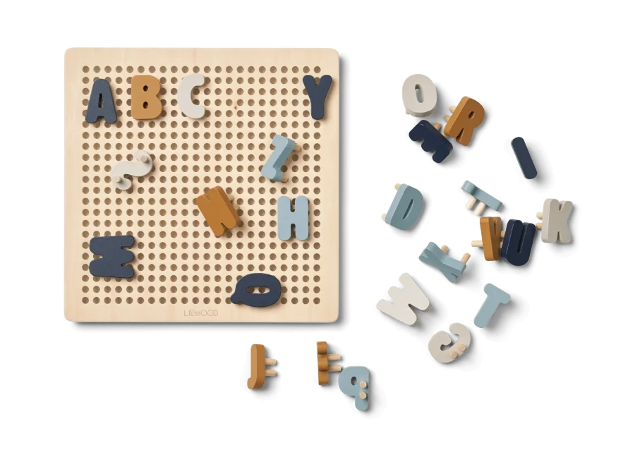 Ainsley puzzle alfabet - Sea blue multi mix / Liewood