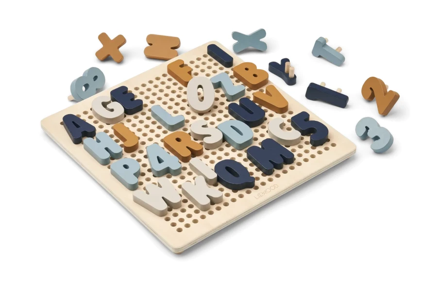 Ainsley puzzle alfabet - Sea blue multi mix / Liewood