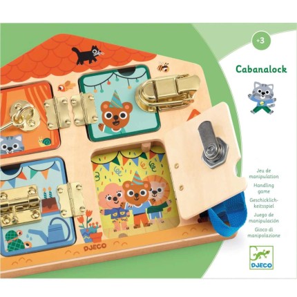 Zabawka manualna domek CABANALOCK / Djeco