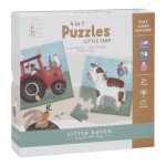 Puzzle 4 elementy Little Farm FSC / Little Dutch