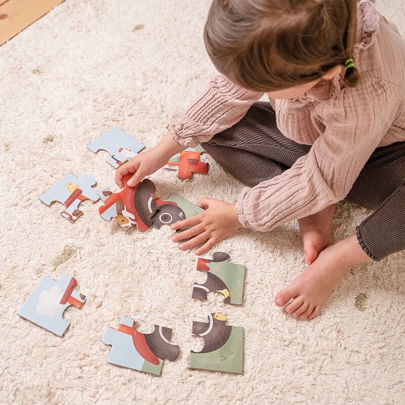 Puzzle 4 elementy Little Farm FSC / Little Dutch