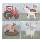 Puzzle 4 elementy Little Farm FSC / Little Dutch