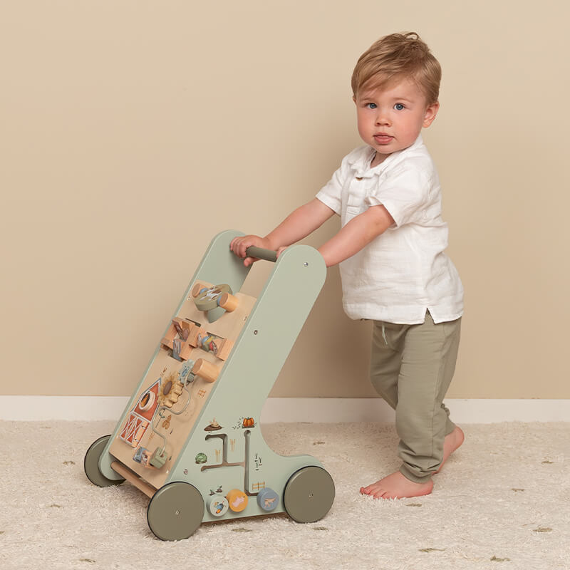 Drewniany chodzik edukacyjny Little Farm / Little Dutch