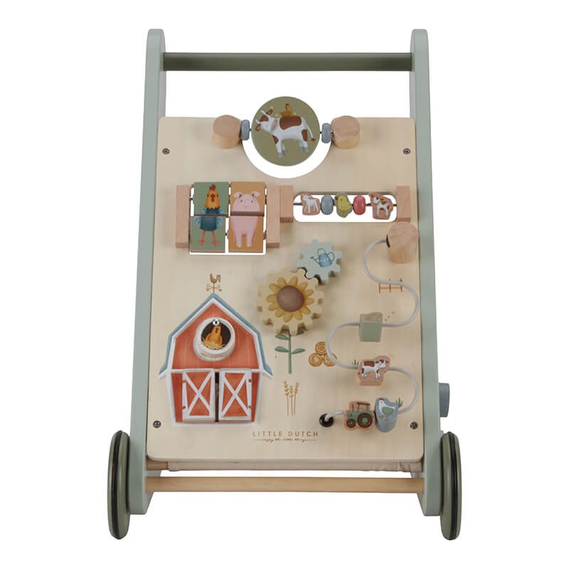 Drewniany chodzik edukacyjny Little Farm / Little Dutch