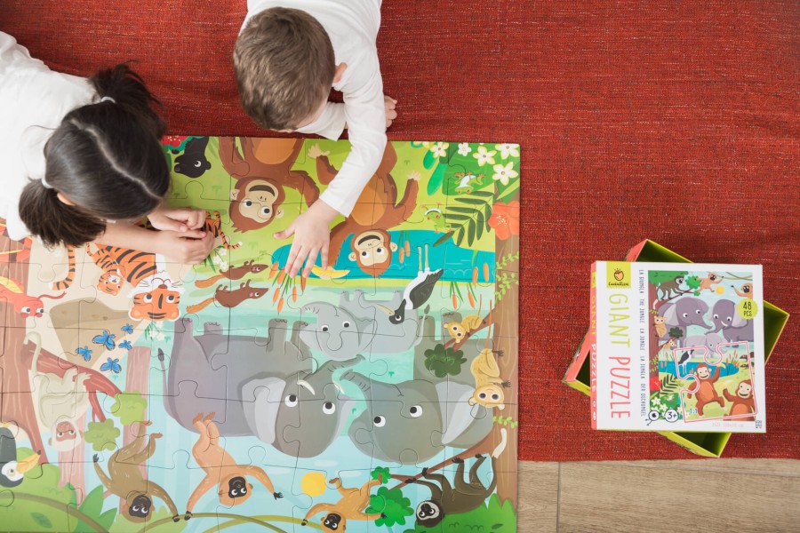 GIANT PUZZLE – puzzle podłogowe – DŻUNGLA / Ludattica