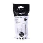 Kosz na zużyte pieluchy Magic Majestic - biały (na 25 pieluch) + worki / Magic