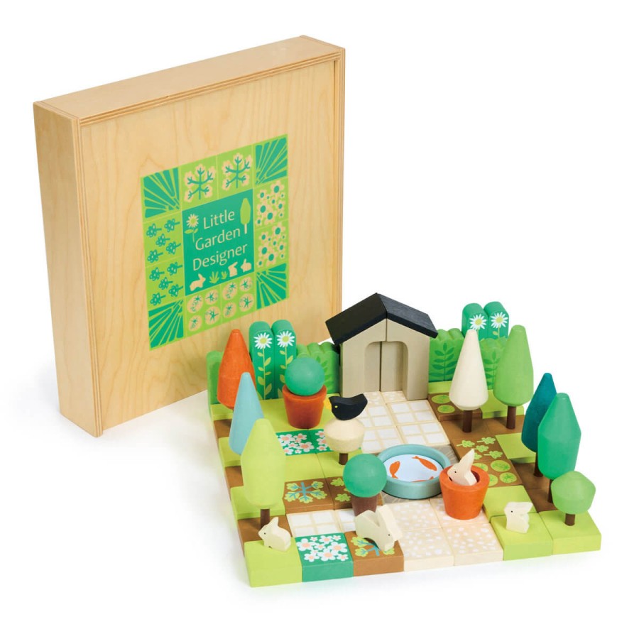 Kreatywny zestaw z drewnianymi elementami - Ogród / Tender Leaf Toys
