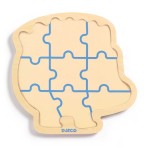 Drewniane puzzle w ramce JEŻ / Djeco