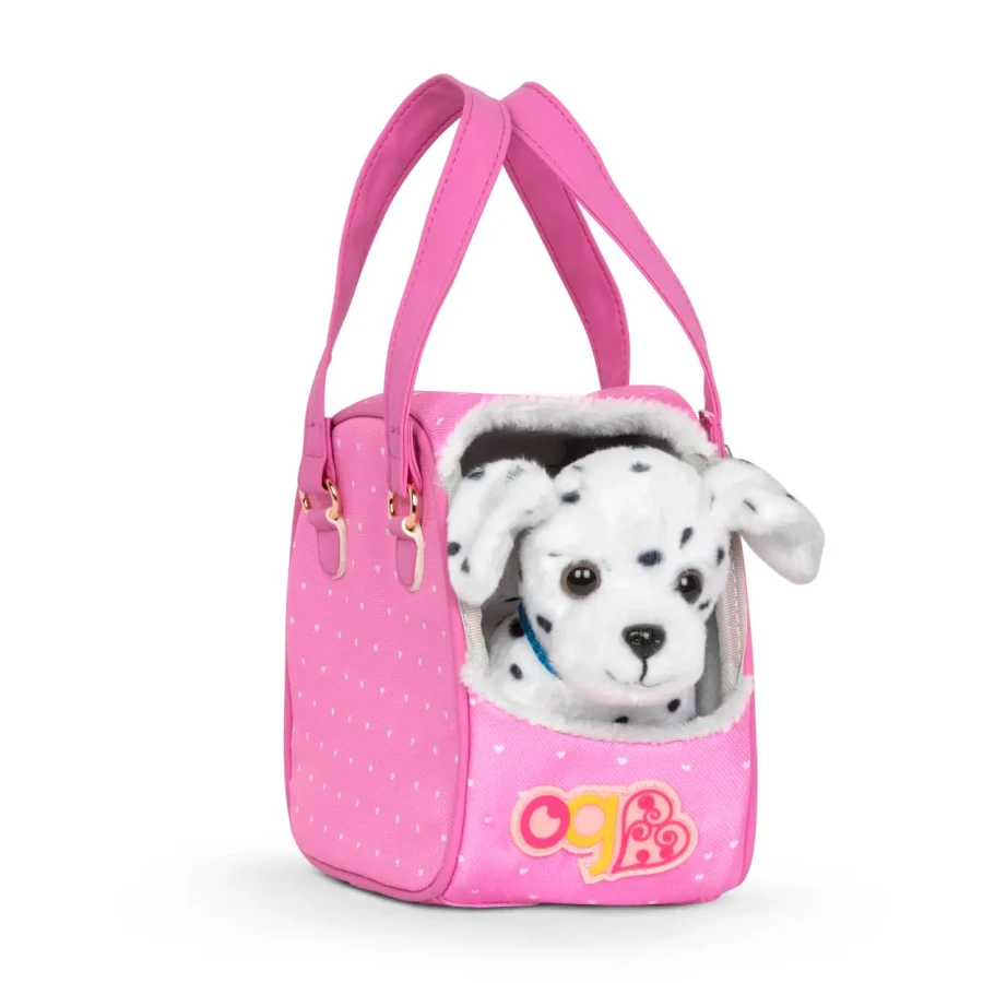 Piesek DALMATYŃCZYK w torebce – Hop in Dog Carrier /  OurGeneration