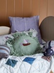 Poduszka dekoracyjna Elinna - Green / Bloomingville Mini