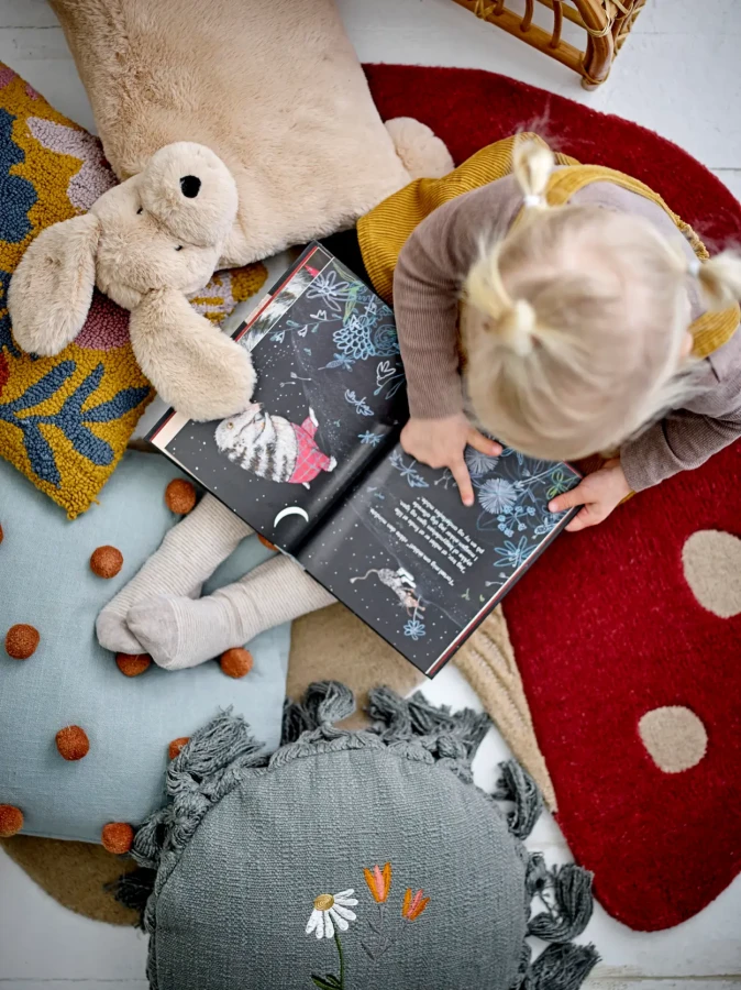 Poduszka dekoracyjna Elinna - Grey / Bloomingville Mini