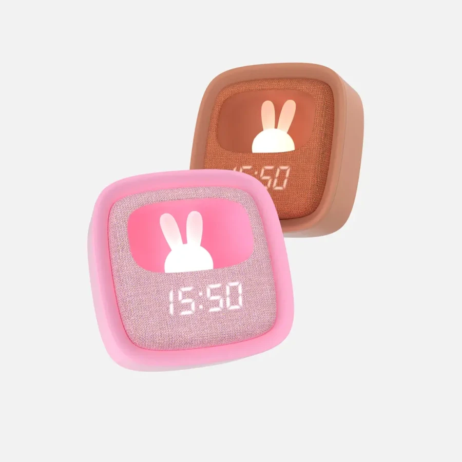 Budzik i lampka nocna Billy Clock - Marshmallow / MOB Paris