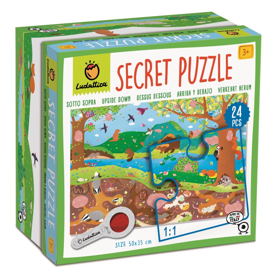 SECRET PUZZLE - puzzle z tajemnicą - GOSPODARSTWO ROLNE / Ludattica