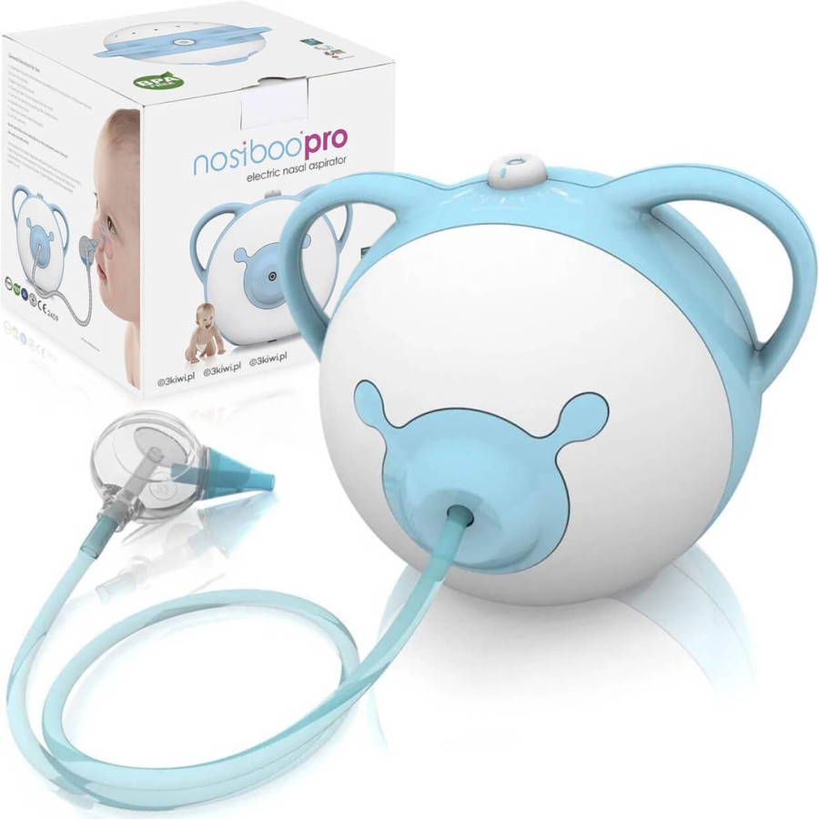 Nosiboo Pro: medyczny aspirator elektryczny dla dzieci - blue