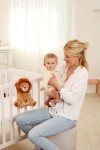 Cloud b® Louis Lion™ Smart Sensor - Szumiący Lew z czujnikiem dźwięku i pozytywką