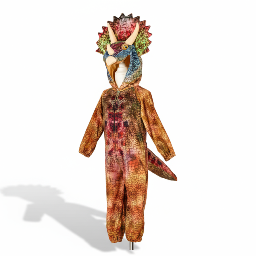 Kostium kombinezon kigurumi dinozaur Triceratops 3-4 lata / Souza!
