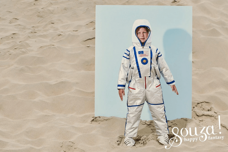 Kostium kombinezon astronauty srebrny / Souza!