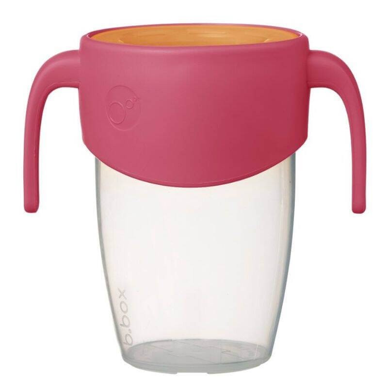 Kubek treningowy 360° - niekapek, strawberry shake / b.box