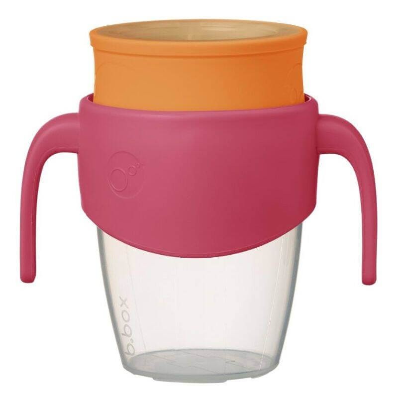 Kubek treningowy 360° - niekapek, strawberry shake / b.box