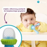 Gryzak silikonowy do podawania pokarmu - piwonia / b.box