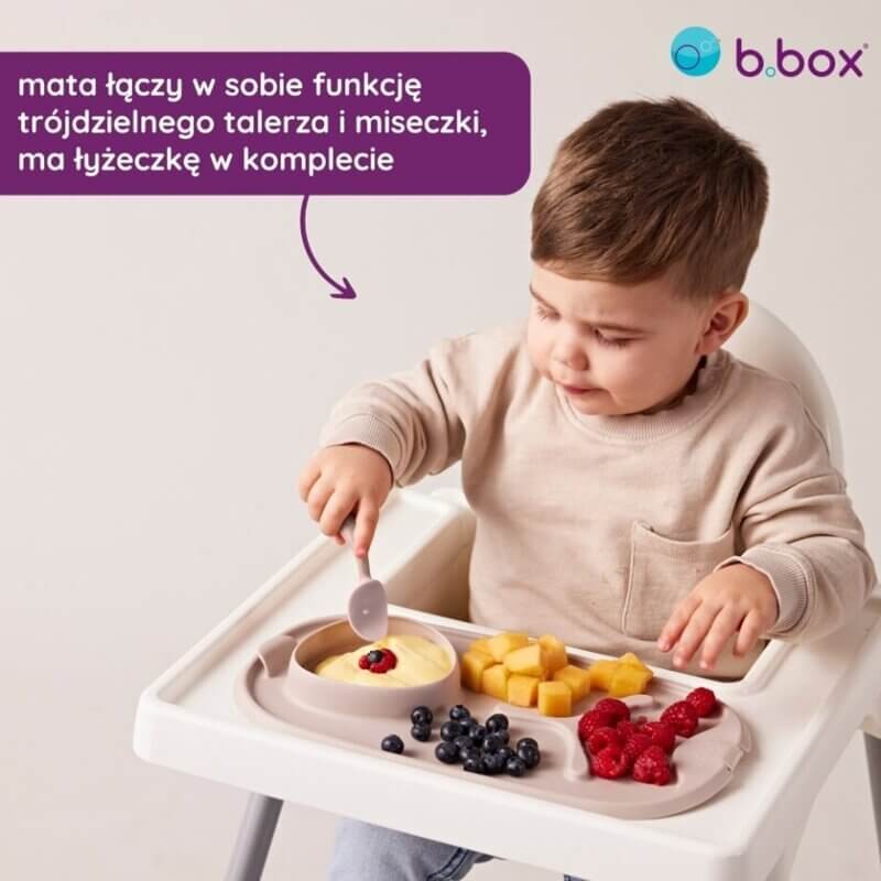 Gryzak silikonowy do podawania pokarmu - szałwia / b.box