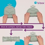 Gryzak silikonowy do podawania pokarmu - szałwia / b.box