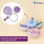 Silikonowa miseczka z pokrywką - błękit / b.box fill+feed