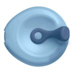 Silikonowa miseczka z pokrywką - błękit / b.box fill+feed