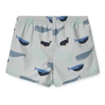 Szorty kąpielowe Aiden - Whales, cloud blue / Liewood
