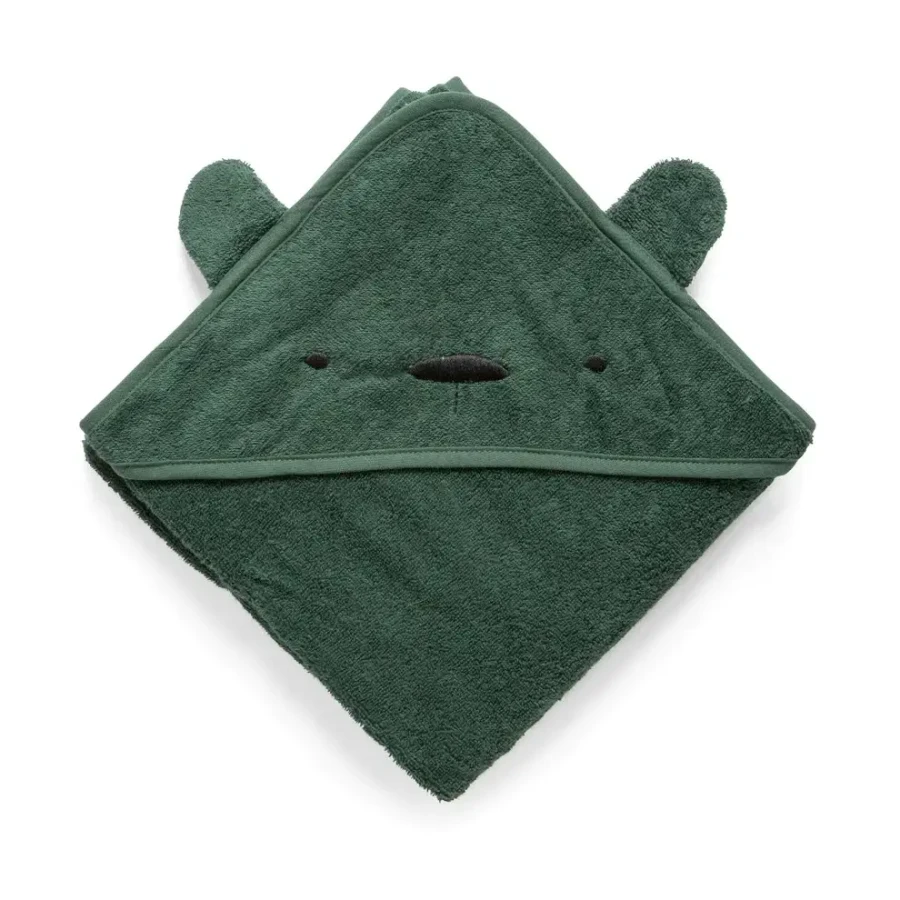 Ręcznik z kapturkiem Milo - bottle green / Sebra