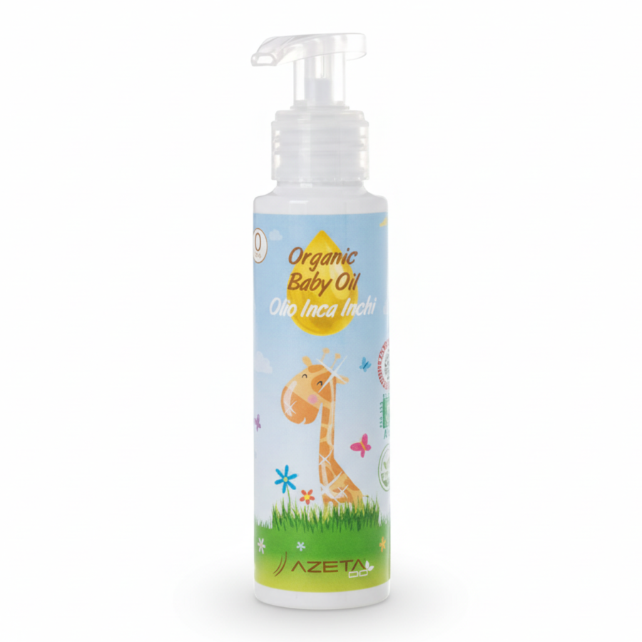 Organiczna oliwka z inca inchi do pielęgnacji i masażu dla dzieci i niemowląt 100ml / Azeta Bio