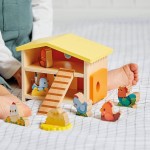 Drewniany domek Farma Mój pierwszy kurnik 18 m+ / Janod