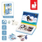 Magnetyczna układanka Zwierzęta polarne Magnetibook  / Janod