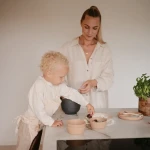 Talerzyk sylikonowy z przyssawką - Natural / Mushie