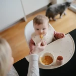 Miseczka sylikonowa z przyssawką - Ivory / Mushie