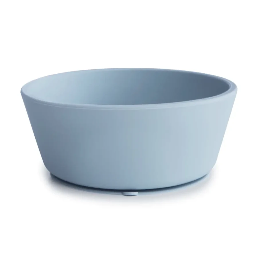 Miseczka sylikonowa z przyssawką - Powder Blue / Mushie