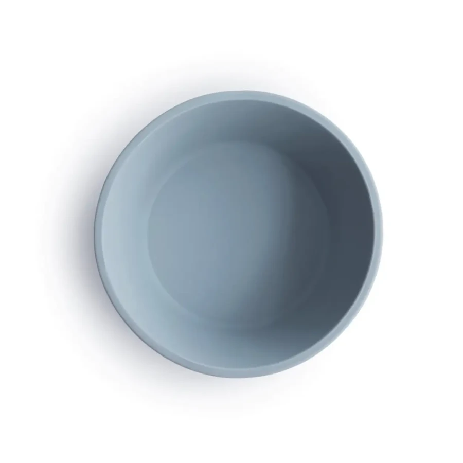 Miseczka sylikonowa z przyssawką - Powder Blue / Mushie