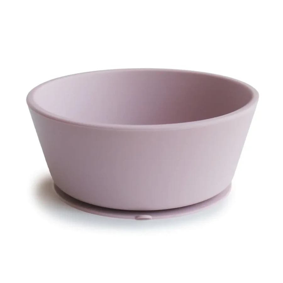 Miseczka sylikonowa z przyssawką - Soft Lilac / Mushie