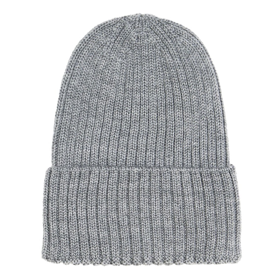 Czapeczka z wełny merino - dark grey / Bim Bla